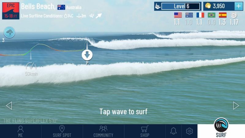 Quer pegar uma onda? Jogo Go Surf acaba de estrear na App Store 